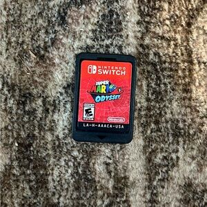 Nintendo Switch Super Mario Odyssey Cartridge - Red and Black